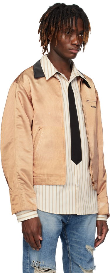 Bomber-takki We11done We11done Printed Work Jacket Ruskea | WD-JK0-25-038-M-BG, 1