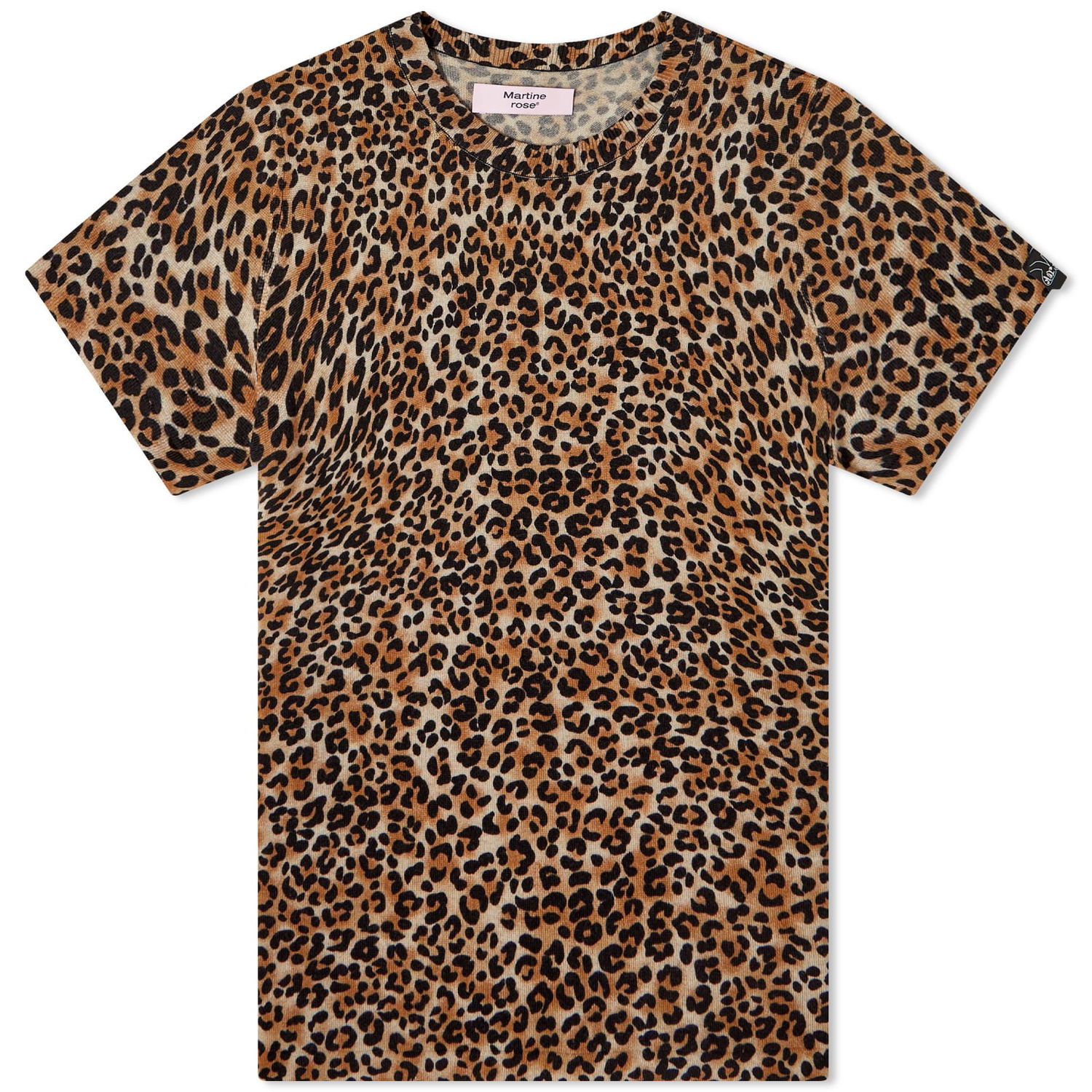 T-paita Martine Rose Shrunken Tee Ruskea | MRSS23-922-BRL, 0