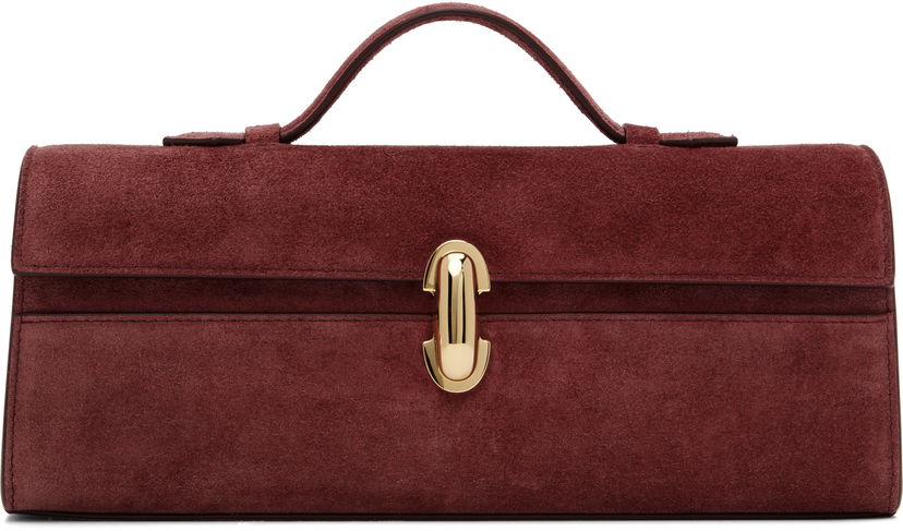 Käsilaukku Savette Savette Slim Symmetry Pochette Bag Burgundia | H-014-03-03