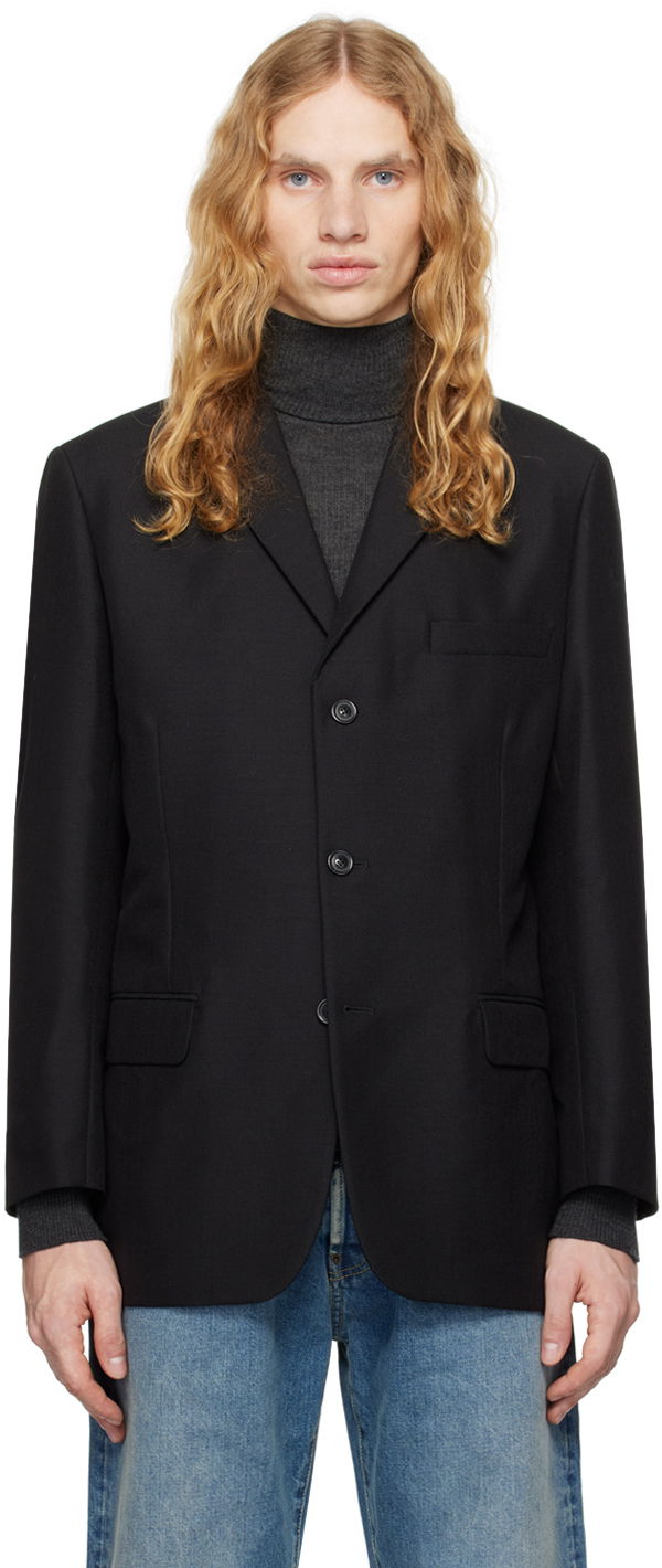 Takki Maison Margiela Single-Breasted Blazer Musta | S50BN0528 S49892