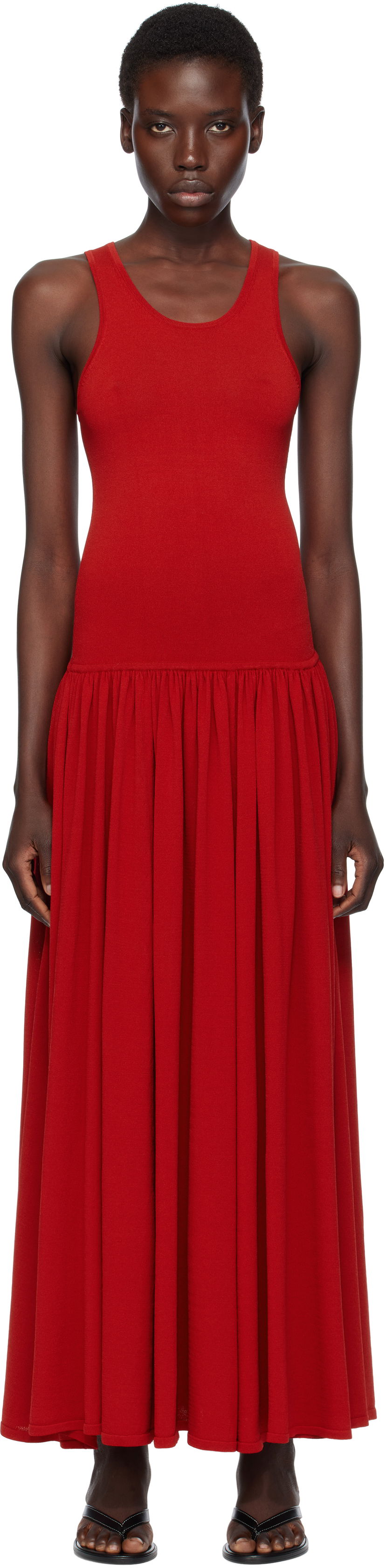 Mekko Loulou de Saison Loulou de Saison Jada Maxi Dress Punainen | JADA