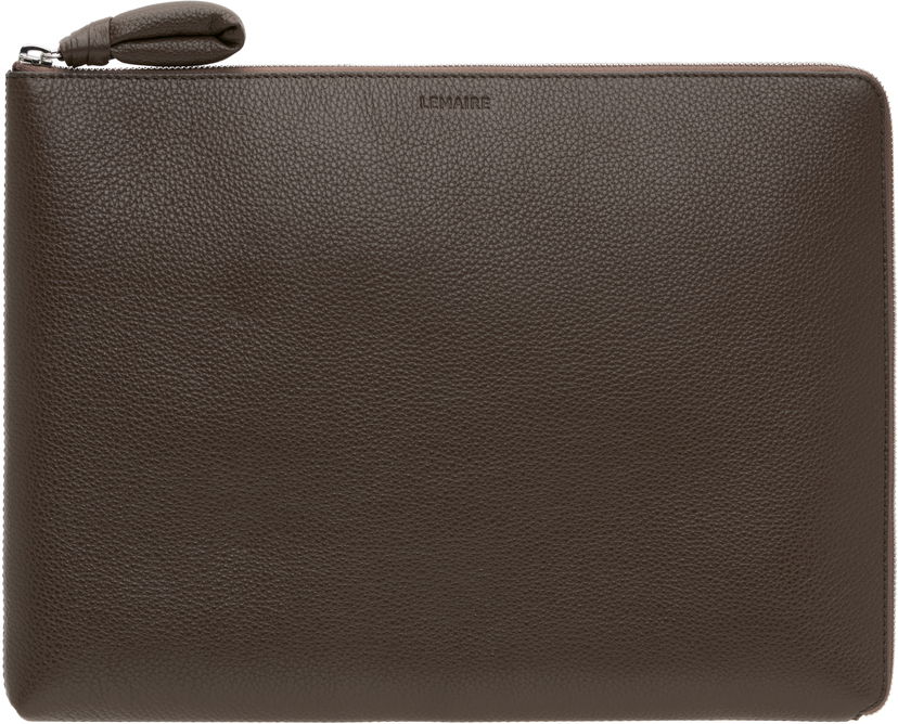 Lompakko LEMAIRE LEMAIRE Soft Grained Leather Document Holder Ruskea | AC1011 LL0018