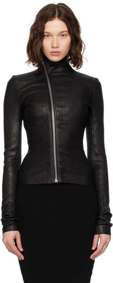 Takki Rick Owens Rick Owens Gary Leather Jacket Musta | RP02E4701 LSV, 0