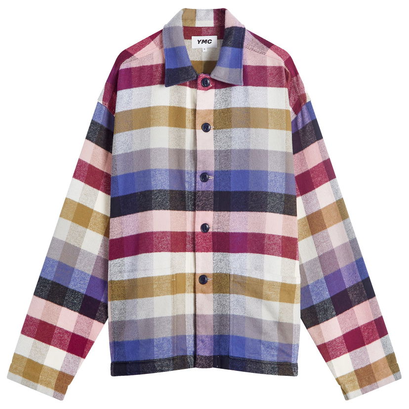 Paita YMC Check Overshirt Monivärinen | P2XMF-90