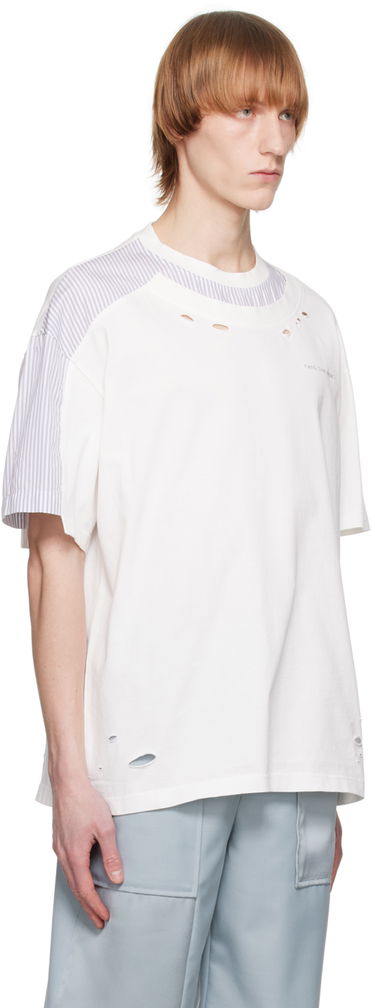 T-paita Feng Chen Wang Feng Chen Wang Distressed T-Shirt Valkoinen | FMS15TS03, 3