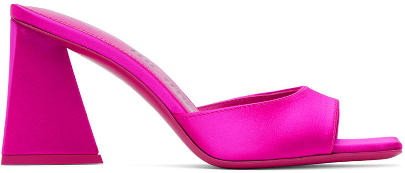 Vaatteet The Attico Attico Mini Devon Mules Vaaleanpunainen | 241WS772 G001