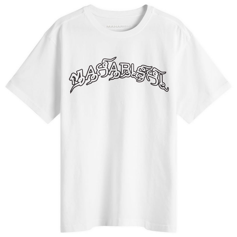 T-paita Maharishi Maharishi Muay Thai Graphic T-Shirt, Size Large Valkoinen | 1489-WHT