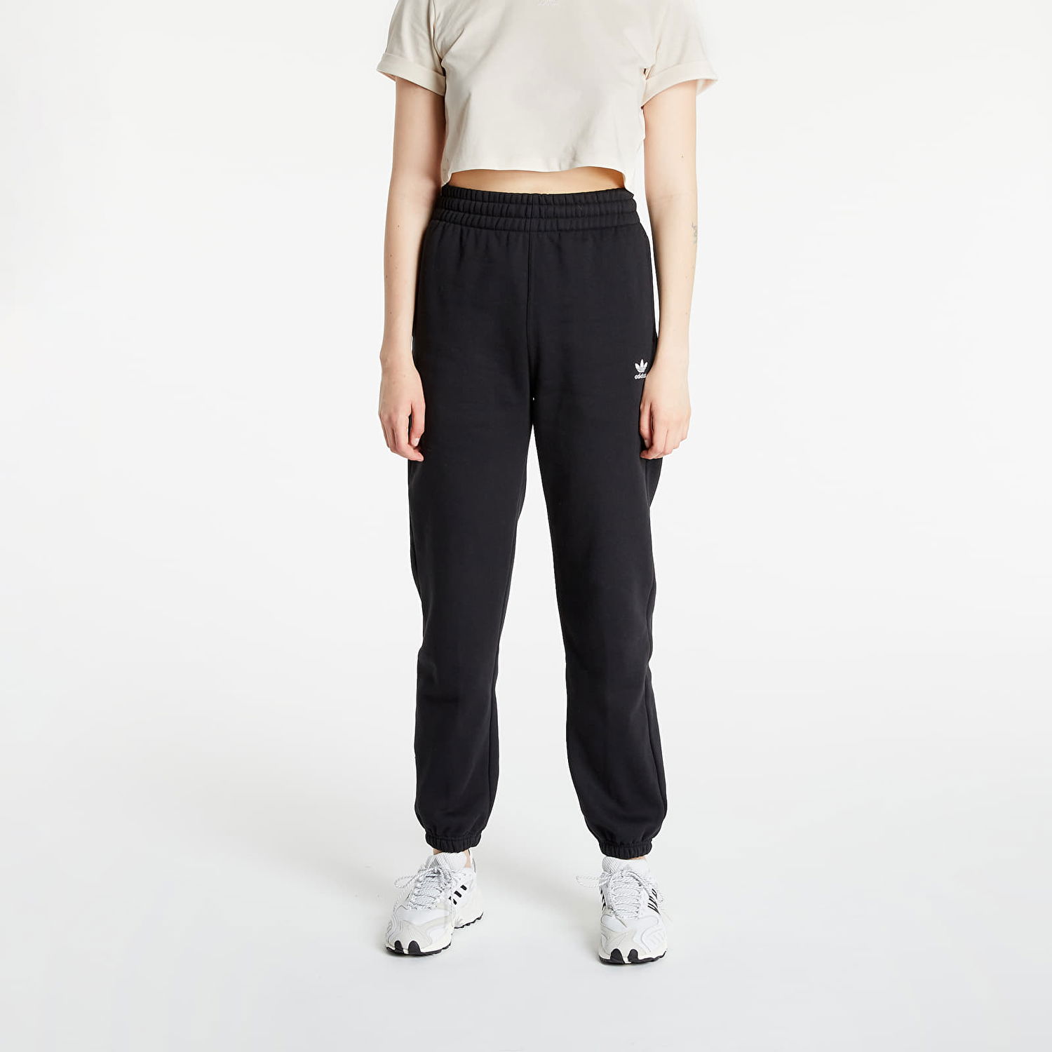 Verryttelyhousut adidas Performance Adicolor Essentials Fleece Pants Musta | H06629, 0