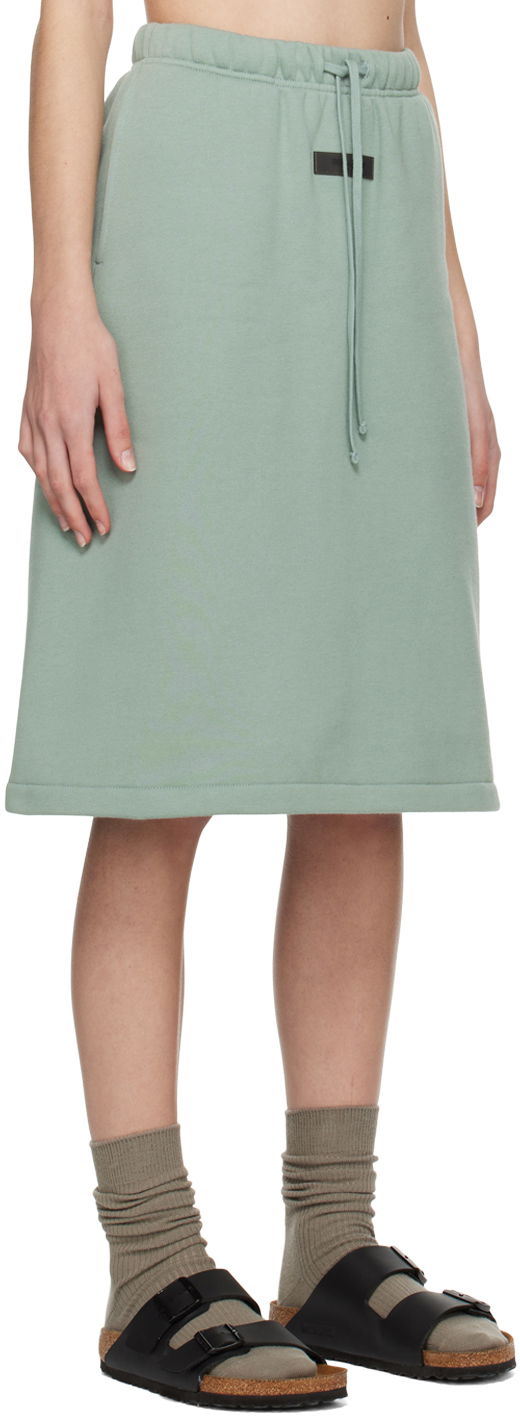 Hame Fear of God ESSENTIALS Drawstring Midi Skirt Vihreä | 160BT225031FW, 1