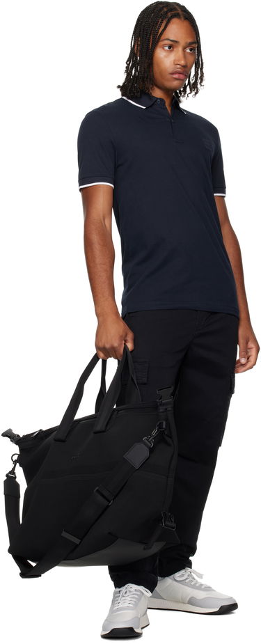 Matkalaukku BOSS BOSS Mixed-Structure Holdall Musta | 50548308, 4