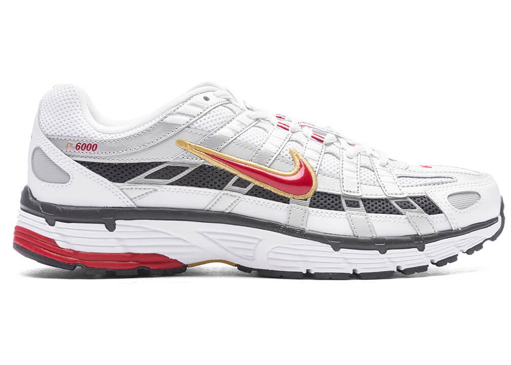 Tennarit ja kengät Nike P-6000 Platinum Varsity Red Valkoinen | CD6404-102, 0