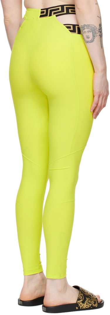 Leggingsit Versace Versace Greca Border Leggings Keltainen | 1008681_1A06229_2Y870, 2