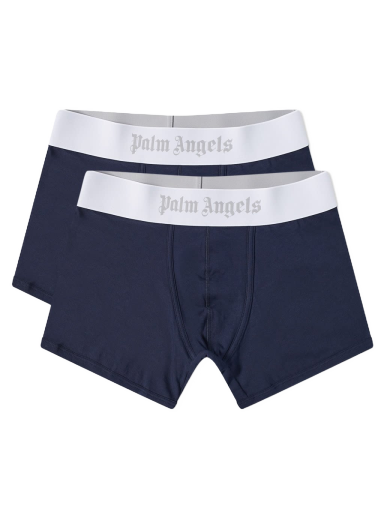 Nyrkkeilijät Palm Angels Boxer Short - 2 Pack Tummansininen | PMUH002S23FAB0064601