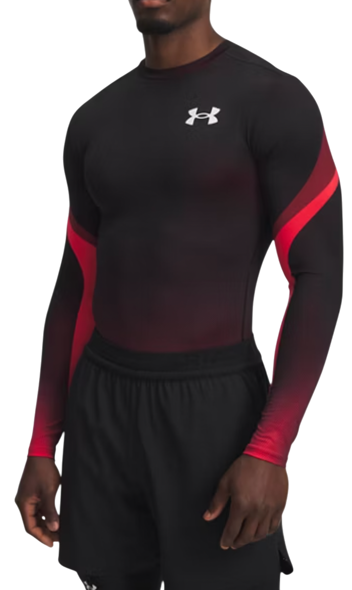 T-paita Under Armour Under Armour HeatGear Sub Crew Long Sleeve T-Shirt Musta | 6007631-600