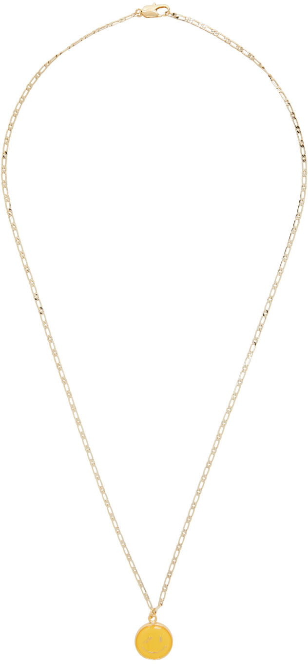 Kaulakoru We11done Necklace With Yellow Pendant Metallinen | WD-AN0-21-019-U-GD