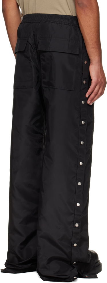 Verryttelyhousut Rick Owens DRKSHDW Concordians Pusher Elastic Waist Wide-Leg Track Pants Musta | DU02E7393 NCV, 2