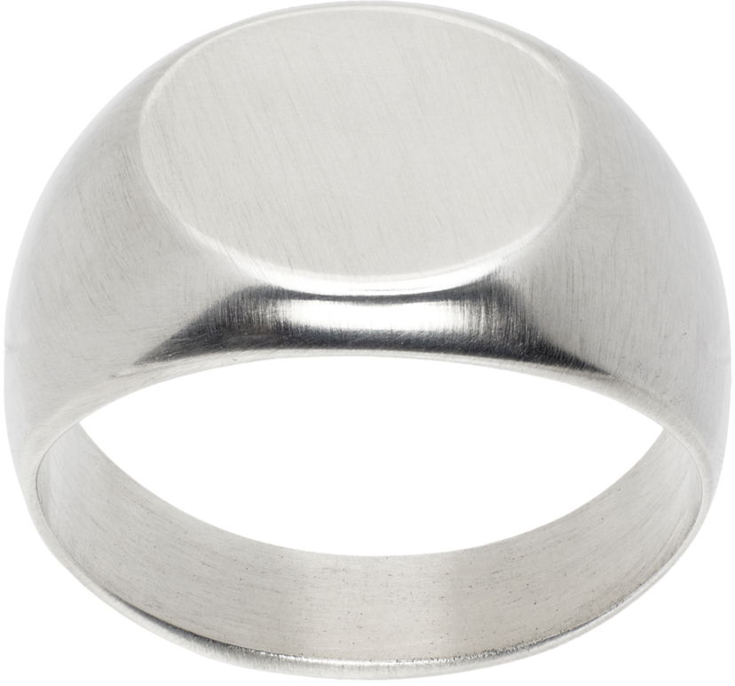 Sormus Jil Sander Classic Chevalier Ring Harmaa | J29UQ0002 P4865