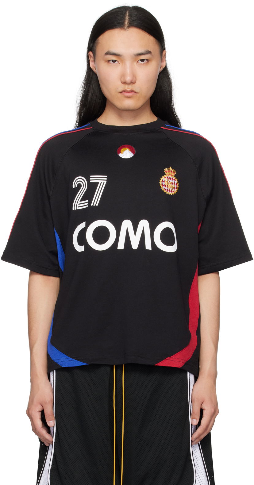 T-paita Rhude Rhude ''Rhude 27'' Football T-Shirt Musta | RHSS25TT03230