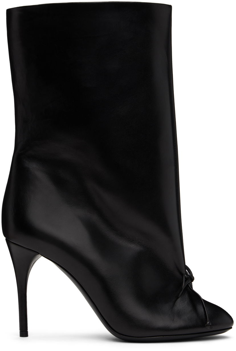 Mekko Alaïa ALAÏA Decollete Leather Ankle Boots Musta | AA3B096CK122