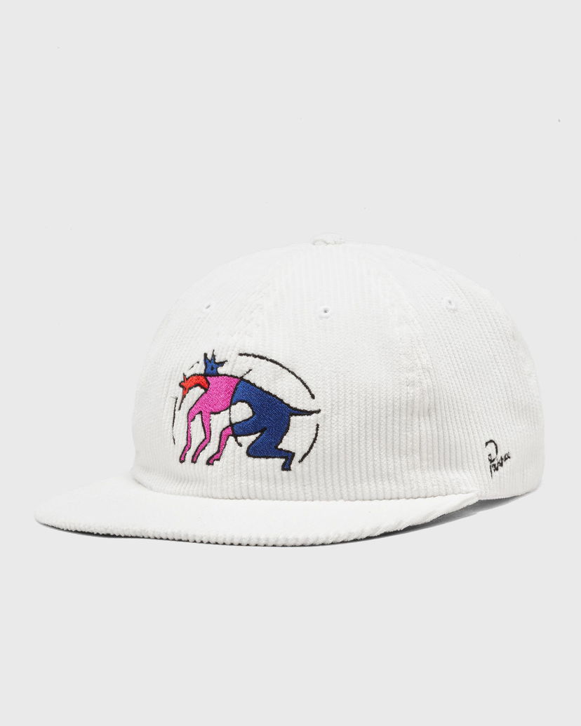 Hattu By Parra Zoomies 6-Panel Corduroy Hat Valkoinen | 54186