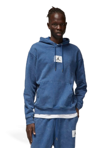 Huppari Jordan Essential Washed Fleece Hoodie Sininen | DR3087-493