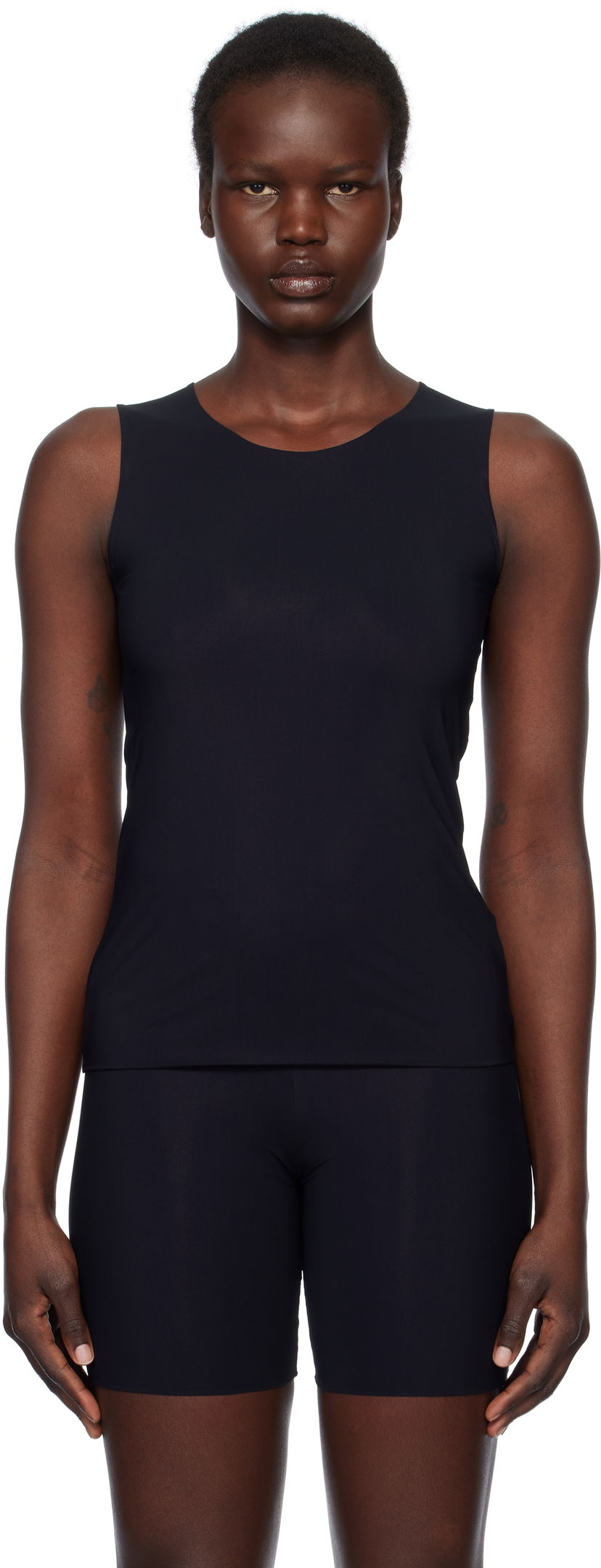 Tankkitoppi Jil Sander Jil Sander Nylon Tank Top Musta | J01NC0016_J70026