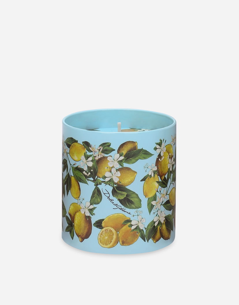 Kodin sisustus Dolce & Gabbana Dolce & Gabbana Lemon Scented Glass Candle Turkoosi | TCC159TCAG3U0070