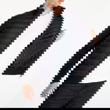 Puffer takki Tommy Hilfiger Jacket Mix Media Ess Rwb Stand Collar Musta | MW0MW41329 BDS, 1