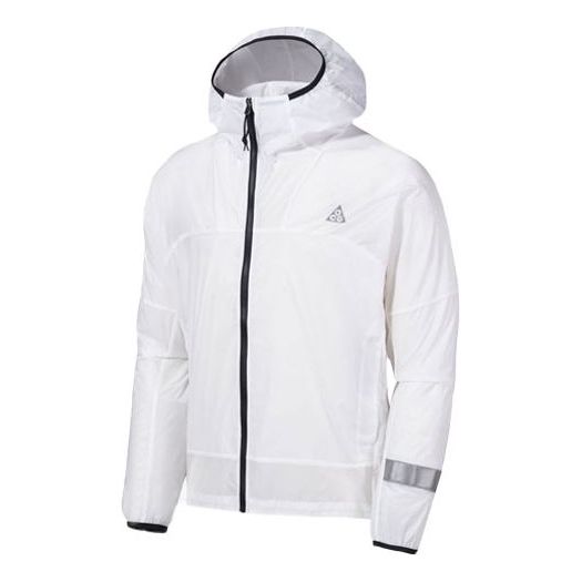 Tuulitakki Nike ACG ACG Cinder Cone Woven Reflective Hooded Jacket Valkoinen | DR8862-100
