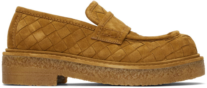 Tennarit ja kengät Bottega Veneta Bottega Veneta Haddock Suede Platform Loafers Ruskea | 806935 V3QE0 2615