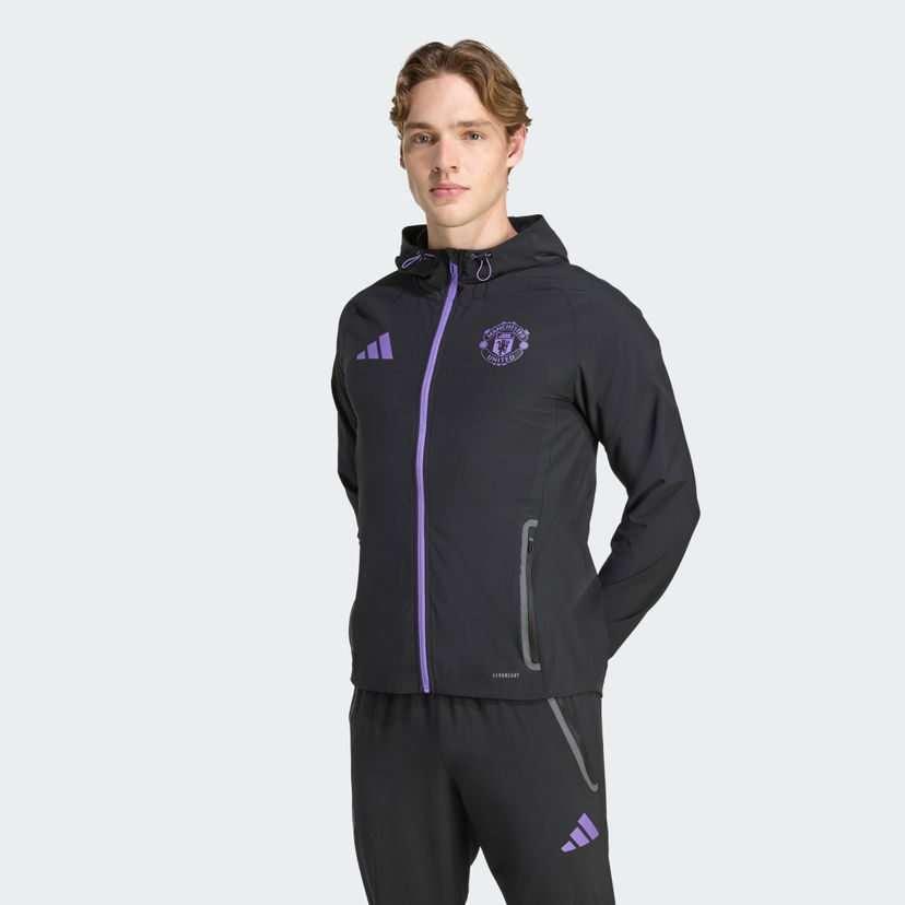 Housut adidas Performance Manchester United Tiro 25 Competition Vis Travel Pants Musta | JV5351