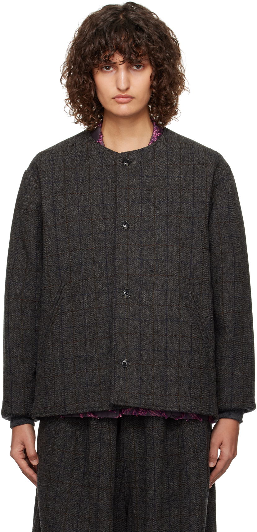 Takki Needles Quilted Crew Neck Harmaa | PU105