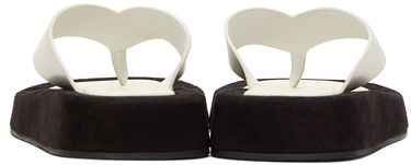 Mekko The Row The Row Ginza Platform Thong Sandals Musta | F1138-L6525, 1