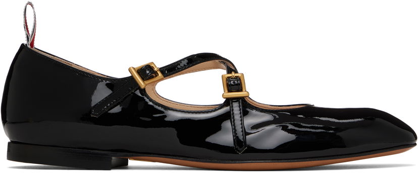 Mekko Thom Browne Thom Browne Thom John Ballerina Flats Musta | FFD143A-00216