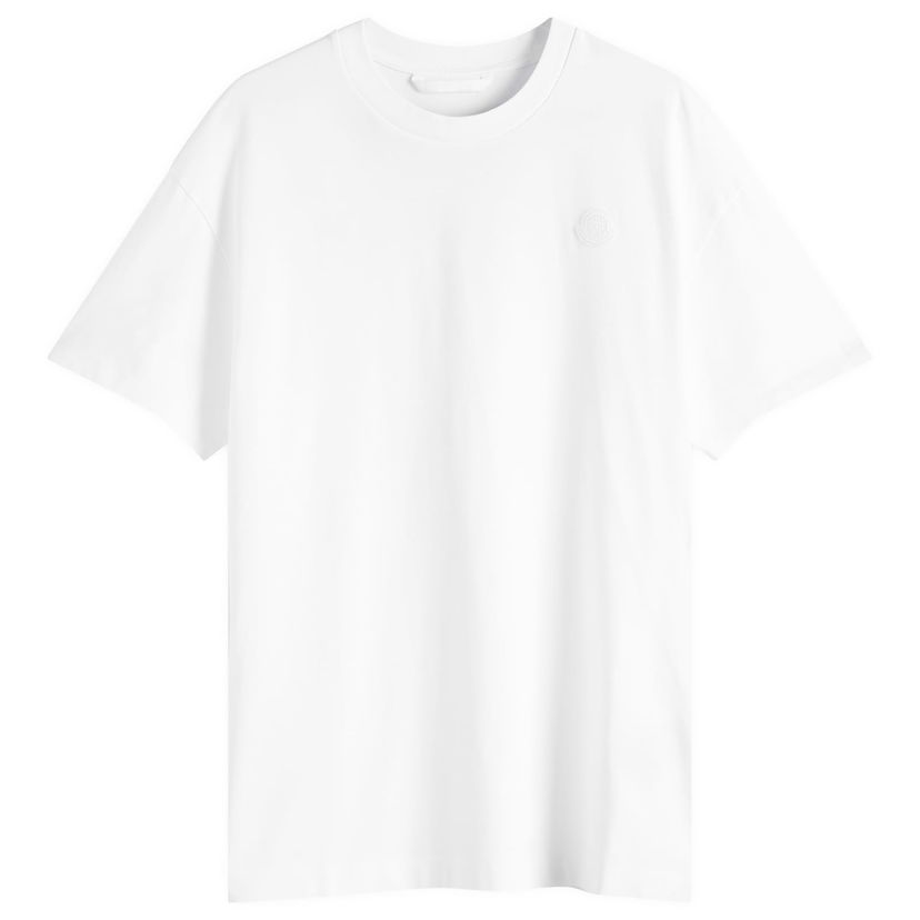 T-paita Moncler Moncler Combed Cotton Jersey T-Shirt, Size Large Valkoinen | 8C000-17-89AUG-00A