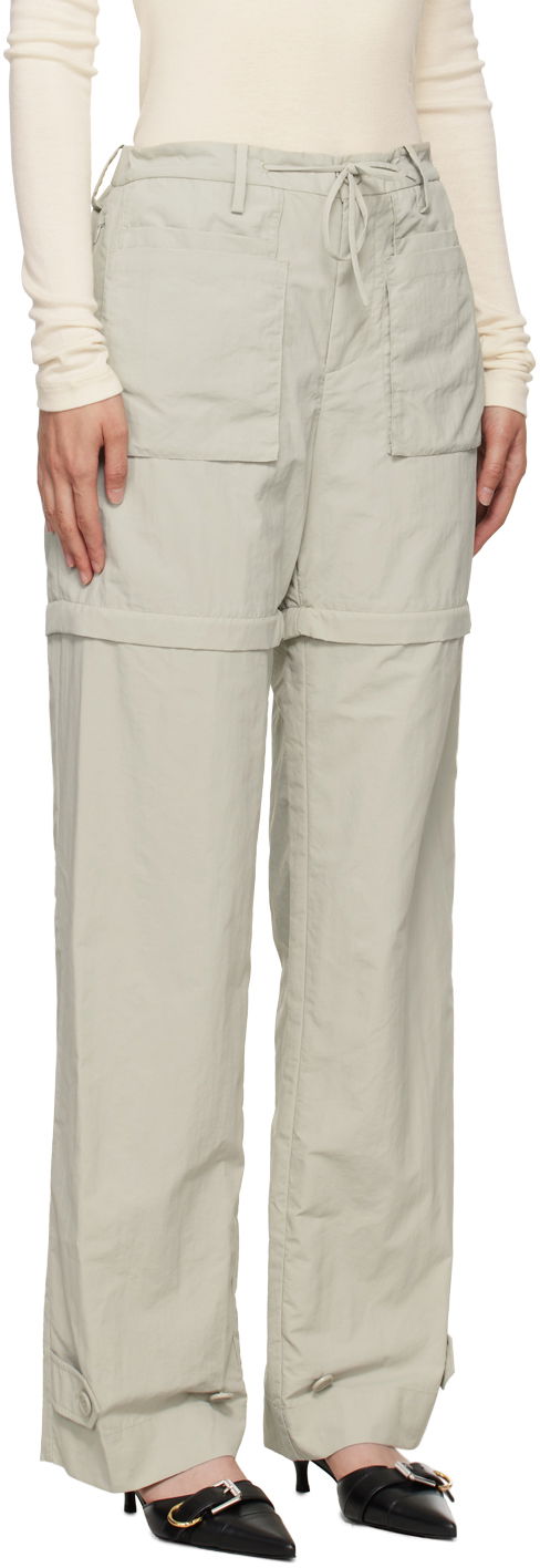 Housut Helmut Lang Helmut Lang Convertible Utility Trousers Vihreä | O05HM201, 1