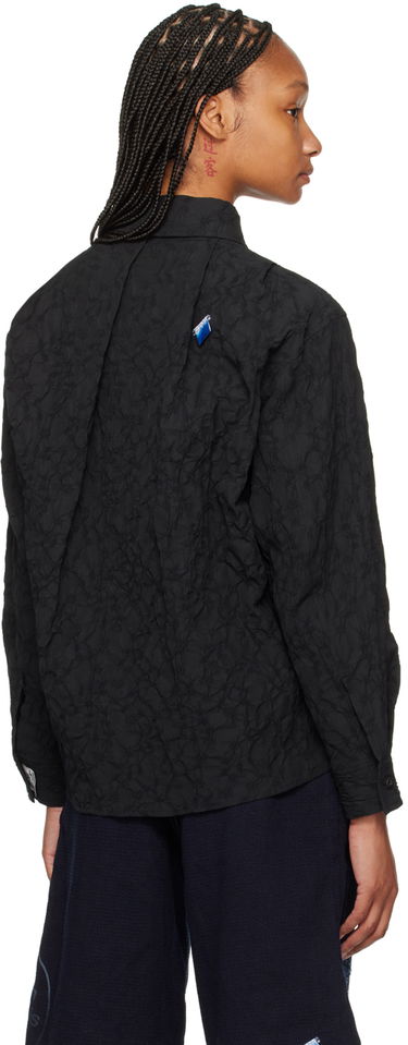 Paita ADER ERROR Flag Textured Shirt Musta | BN01SSSH0102BK, 2