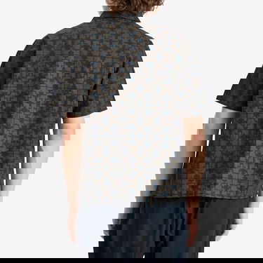 Paita Universal Works Milta Print Road Shirt, Size X-Large Tummansininen | P32045-NVY, 3