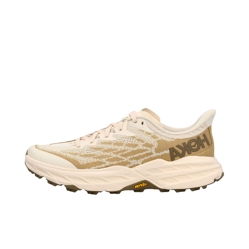 Juoksu Hoka One One Speedgoat 5 Vanilla Wheat Beige | 1123157-VLW