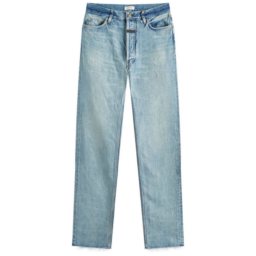 Jeans Fear of God Fear Of God 5 Pocket Straight Leg Jeans Size 30 Sininen | FGE240-408DNM-409