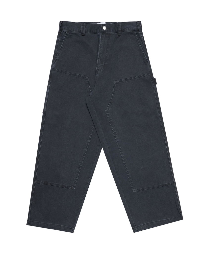 Housut OBEY Bigwig Denim Carpenter Pant Musta | 142010104-BLK