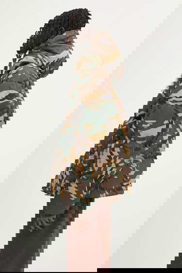 Puffer takki AAPE by A Bathing Ape AAPE Main Down Jacket Vihreä | AAPDNM7665XAN, 1