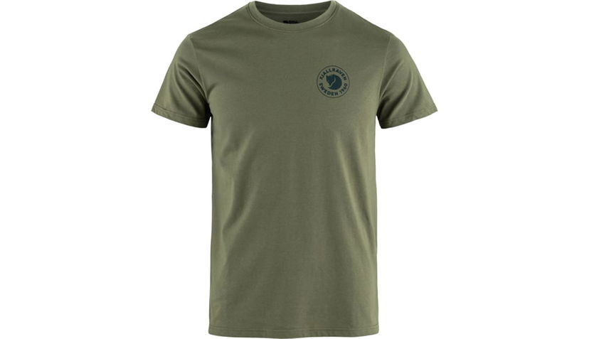 T-paita FJÄLLRÄVEN Logo T-Shirt Vihreä | F87313-625