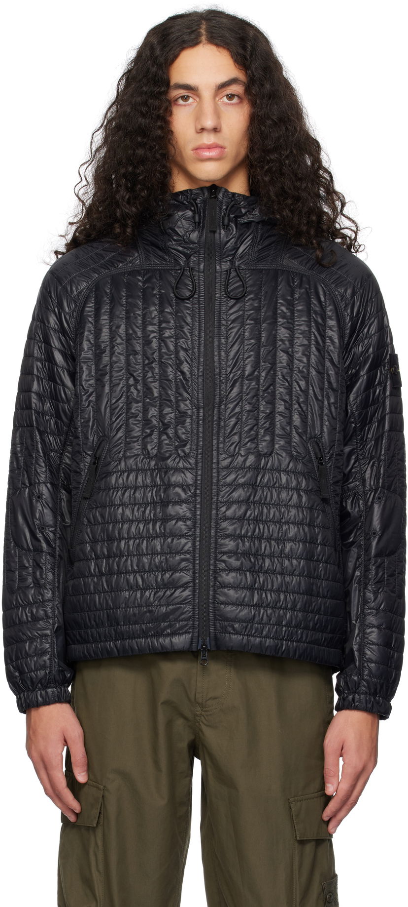 Puffer takki Stone Island Stone Island Pertex Quantum PrimaLoft Insulated Jacket Musta | 811543232