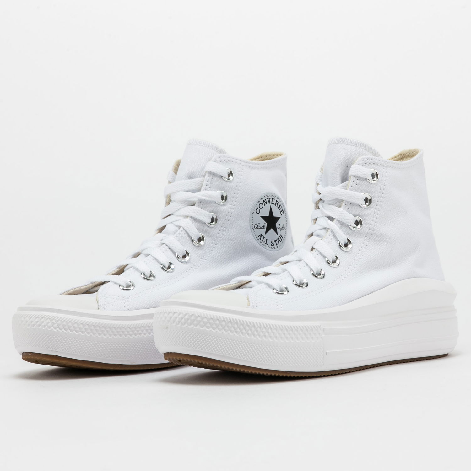 Tennarit ja kengät Converse Chuck Taylor All Star Move Hi Valkoinen | 568498C, 1