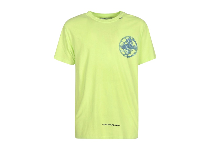 T-paita Off-White 3D Crossed Off S/S Oversized T-Shirt Fluo Yellow/Multi Keltainen | OMAA038R201850036288