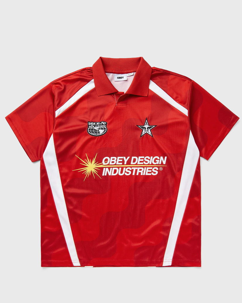 Jersey OBEY Obey Design Industries Soccer Jersey Punainen | 131080372-RDM