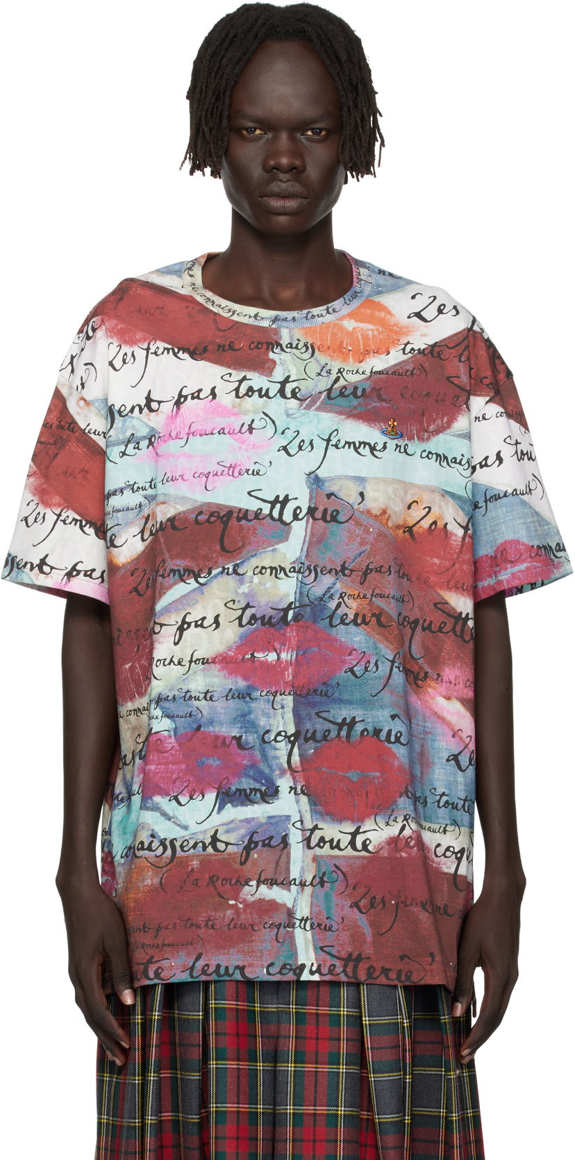T-paita Vivienne Westwood Vivienne Westwood Oversized Graphic Print T-Shirt Monivärinen | 3G010018-J006F-