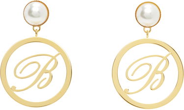 Korvakorut Blumarine Blumarine Faux-Pearl Initial Earrings Metallinen | P522W326A, 0