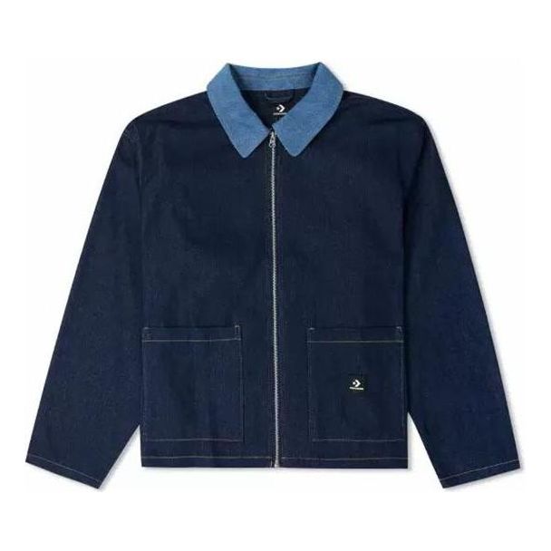 Takki Converse Denim Shirt Jacket Sininen | 10024867-A01